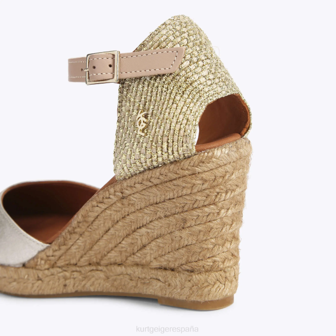 Kurt Geiger mujer Monty de Londres 2LPR370 | calzados combinación de oro